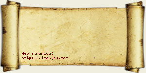 Kristina Ognjanović vizit kartica